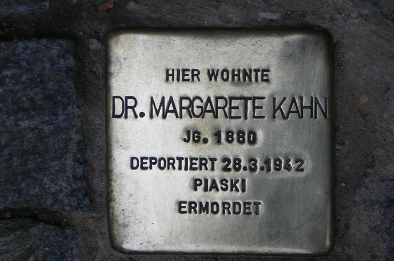 Foto: Initiative Stolpersteine Charlottenburg-Wilmersdorf