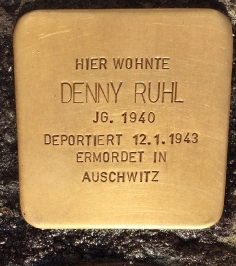 Stolperstein Denny Ruhl