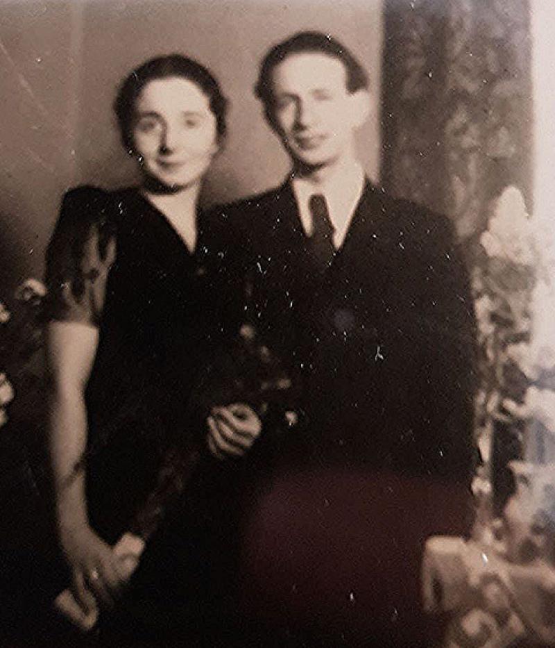 Hochzeitsfoto Ruth und Hans Blach © Privatbesitz