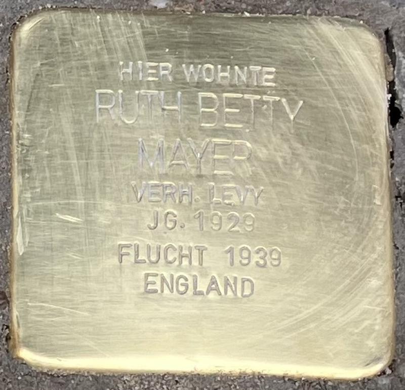 Stolperstein Ruth Blach © OTFW