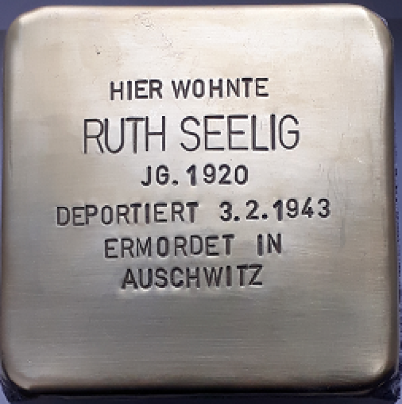 Stolperstein Ruth Seelig