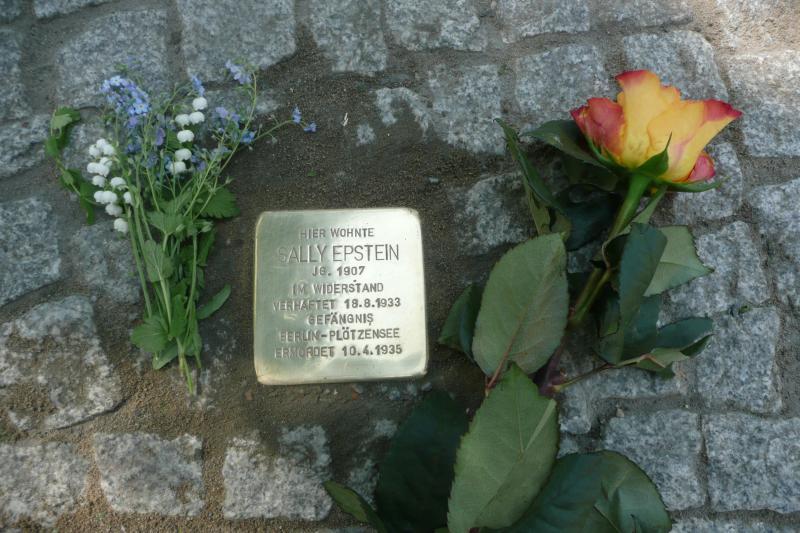 Stolperstein für Sally Epstein