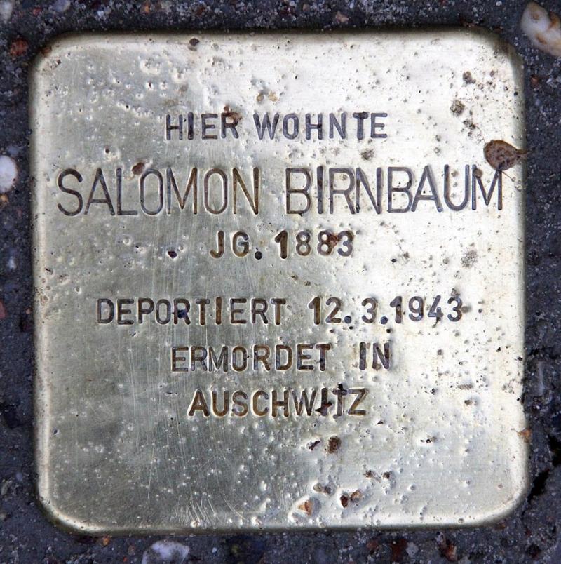 Salomon Birnbaum © OTFW