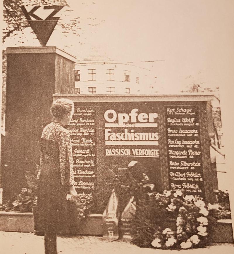 Mahnmal für Opfer des Faschismus unter Tegeler Bürger/innen