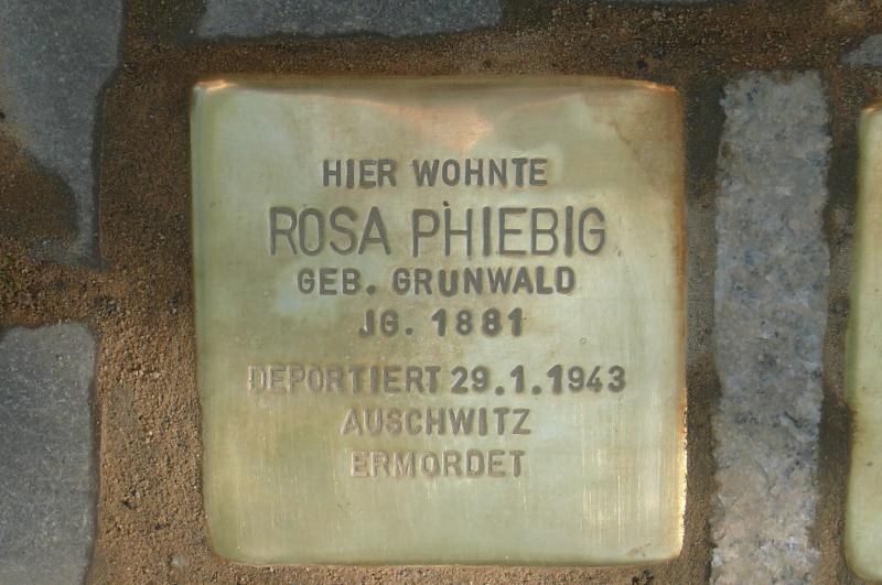 Foto: Initiative Stolpersteine Charlottenburg-Wilmersdorf