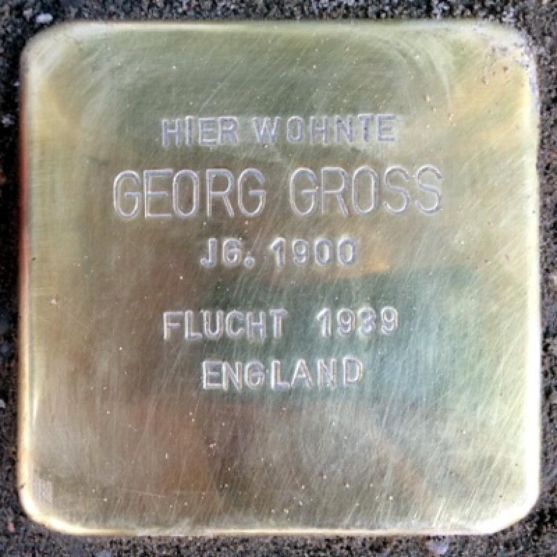 Stolperstein für Georg Groß © FHXB Museum