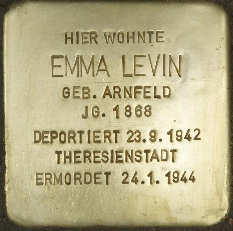 Stolperstein für Emma Levin