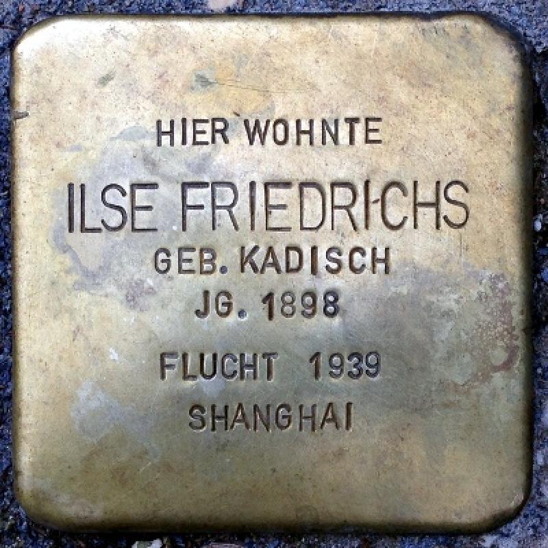 Stolperstein für Ilse Friedrichs