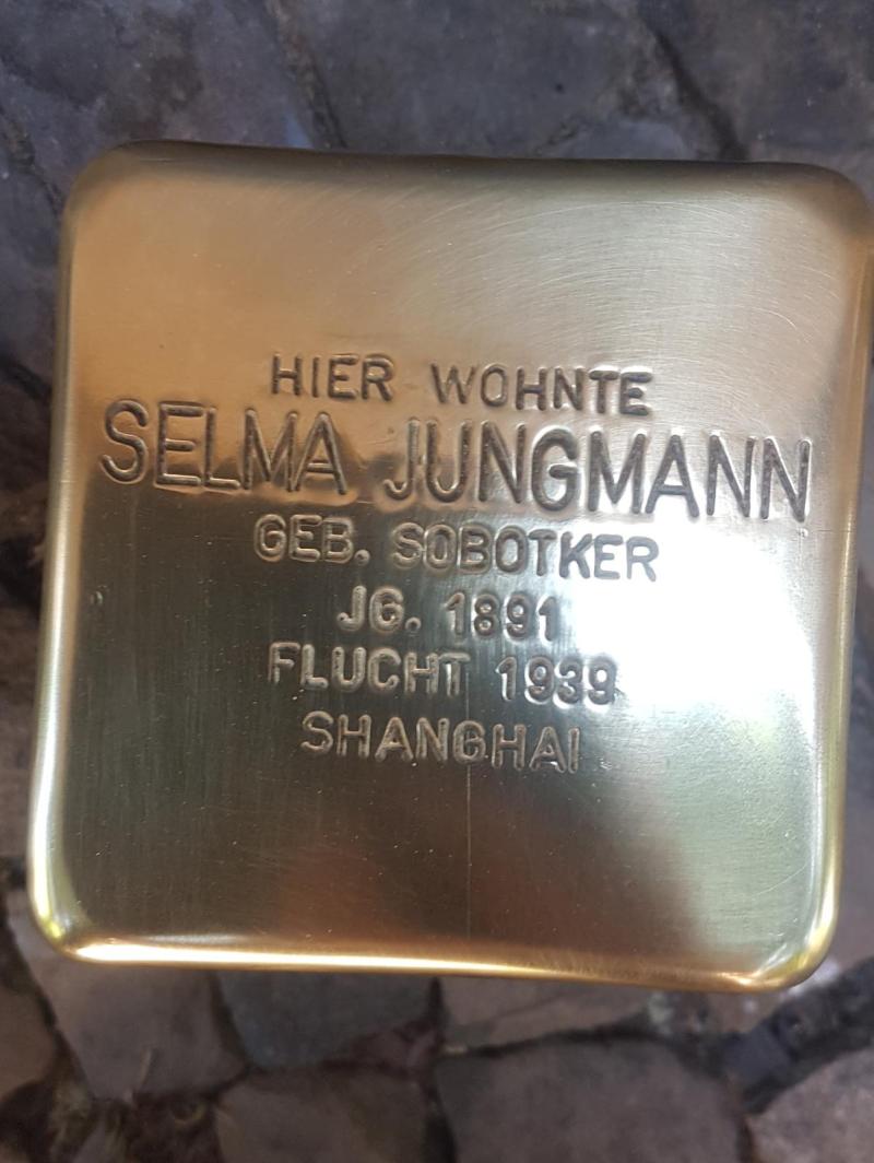 Stolperstein Selma Jungmann © Initiative