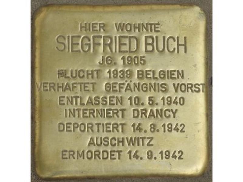 Stolperstein Siegfried Buch © H. J. Hupka