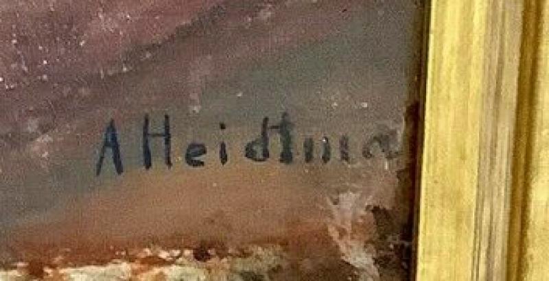 Signatur von Anna Heidtmann 