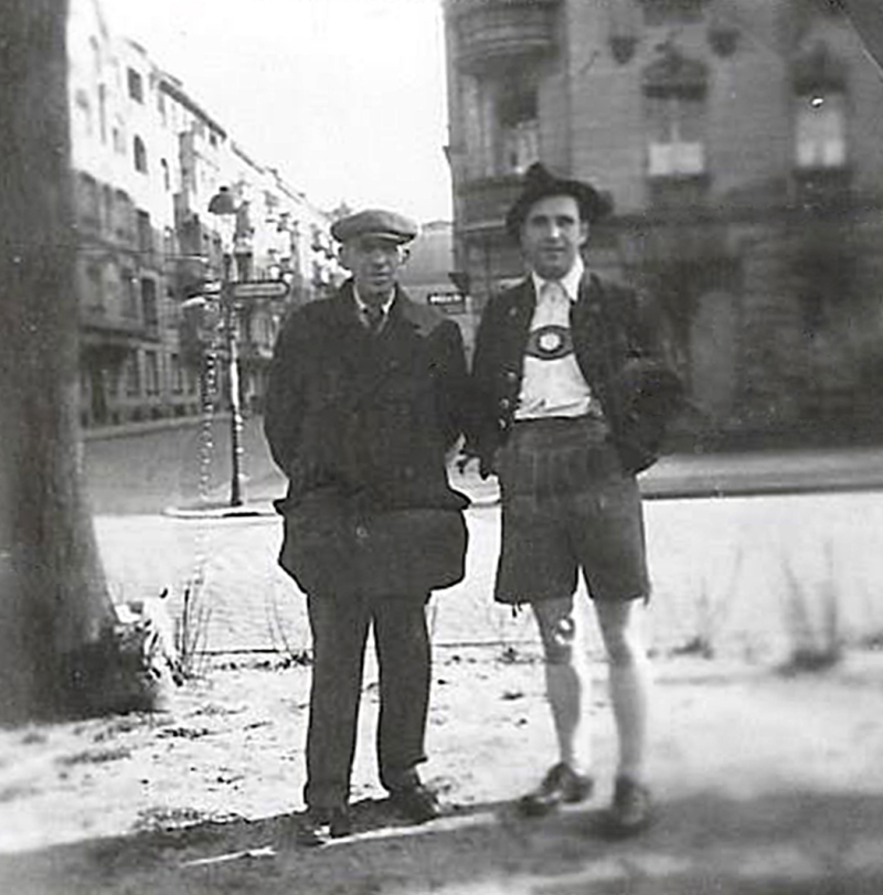 Max Silberstein mit seinem Sohn Walter © Privatbesitz