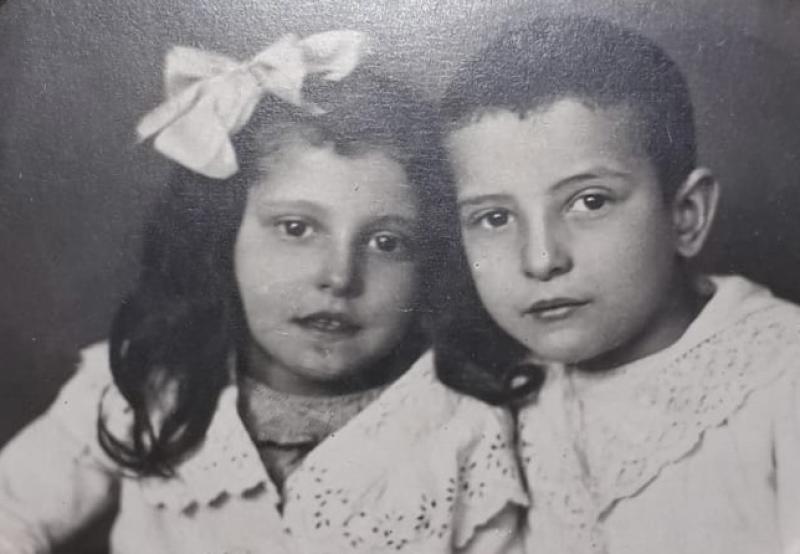 Bertha und Walter Silberstein als Kinder © Privatbesitz