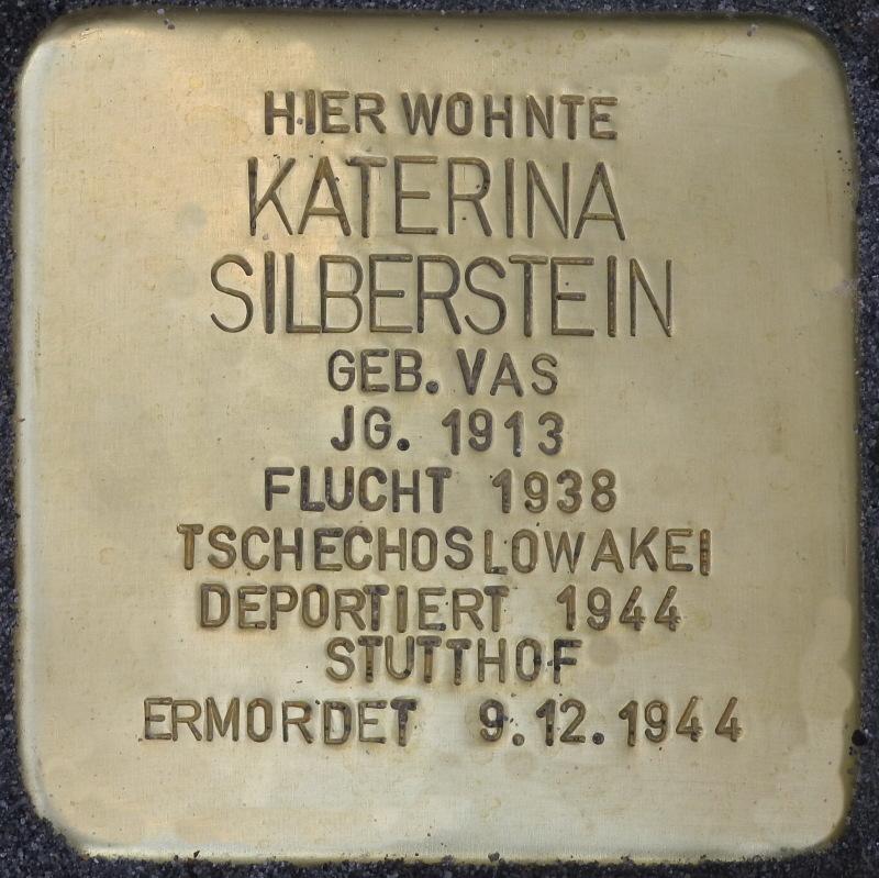 Stolperstein Katerina Silberstein (Bild: Stolpersteine-Initiative Charlottenburg-Wilmersdorf)