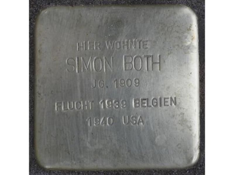 Stolperstein Simon Both © H.J. Hupka