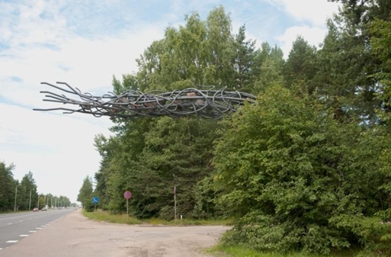 Skulptur Gedenkstätte Rumbula Bild: Johann-Wolfgang Landsberg-Becher