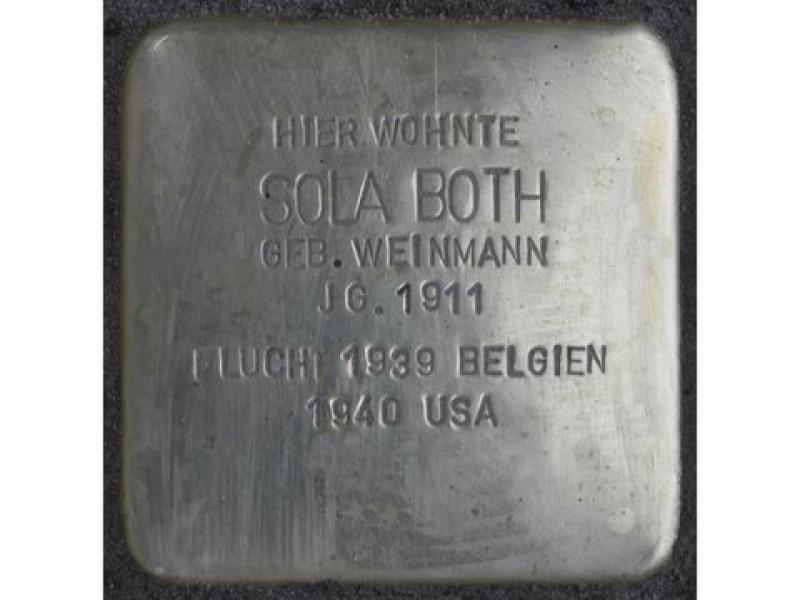 Stolperstein Sola Both © H.J. Hupka