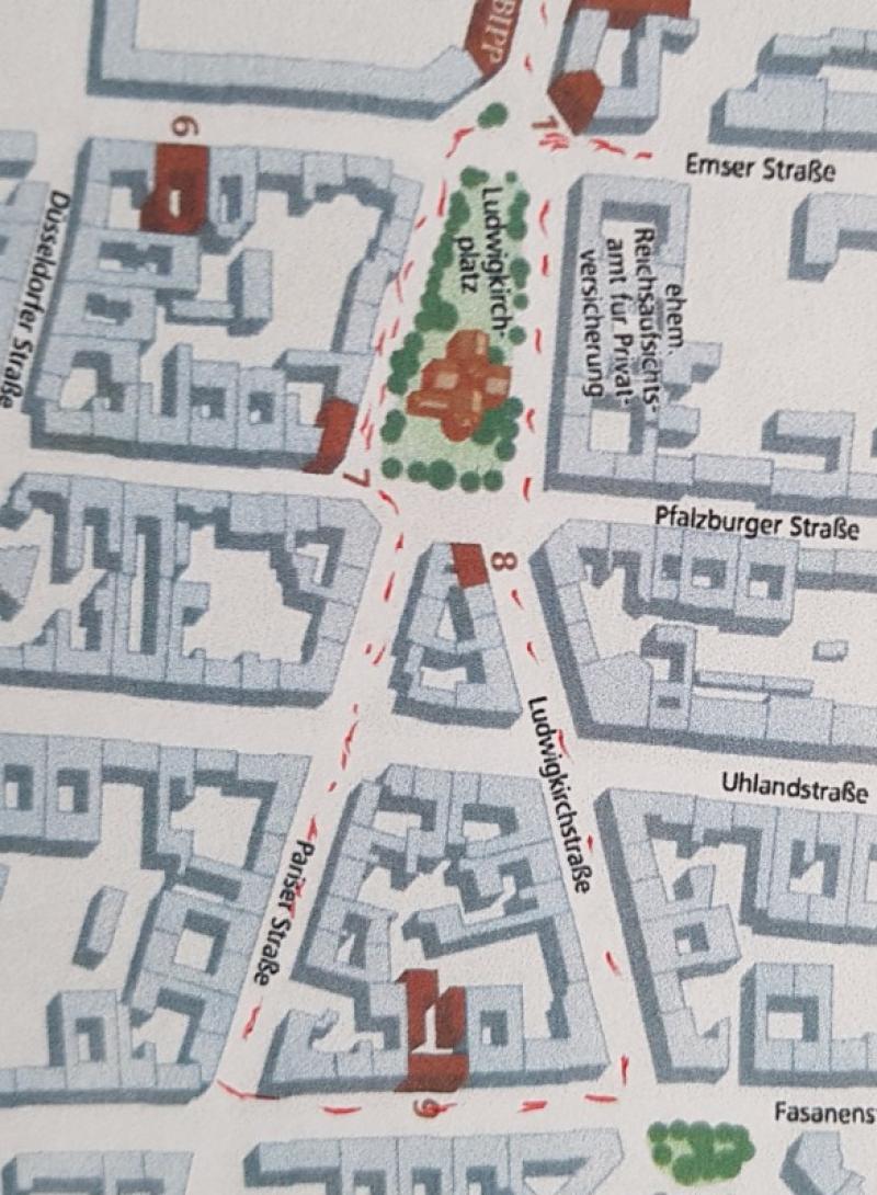 Stadtplan des Karrees Bild: Familie Manasse, Monaco