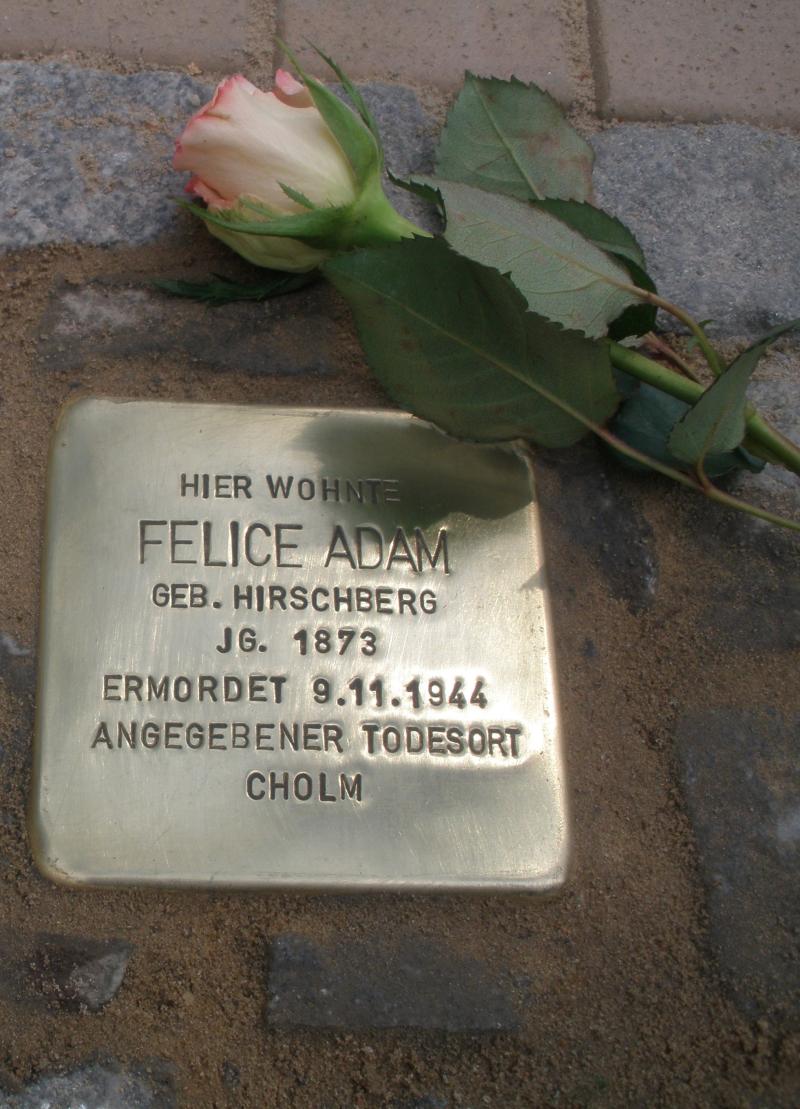 Stolperstein von Felice Adam
