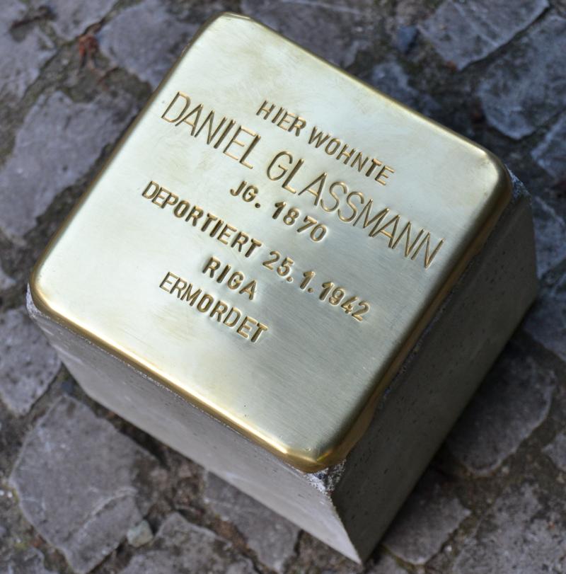 Stolperstein für Daniel Glassmann