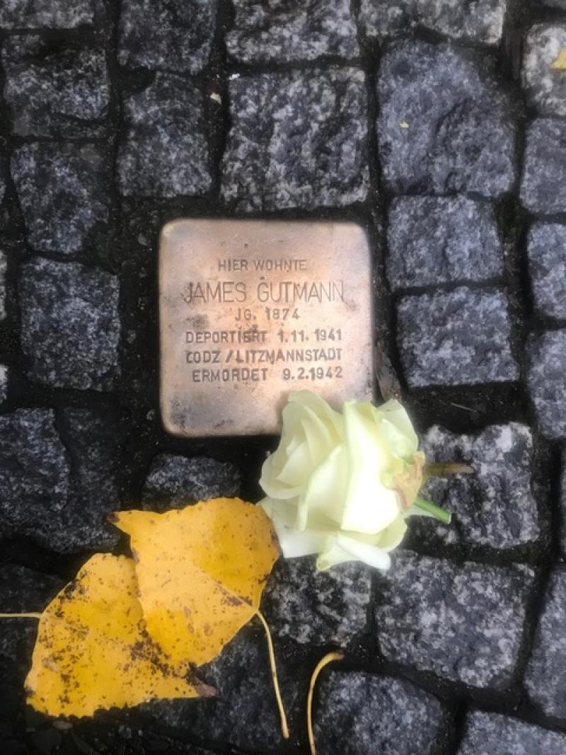 Stolperstein für James Gutmann © E. Grunert