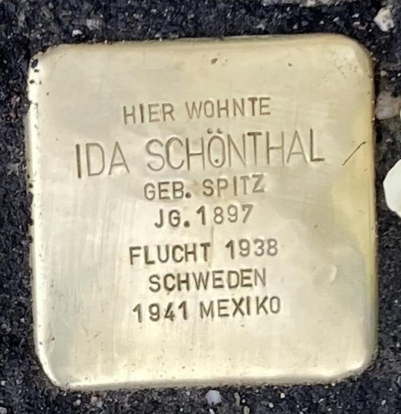 Stolperstein Ida Schönthal
