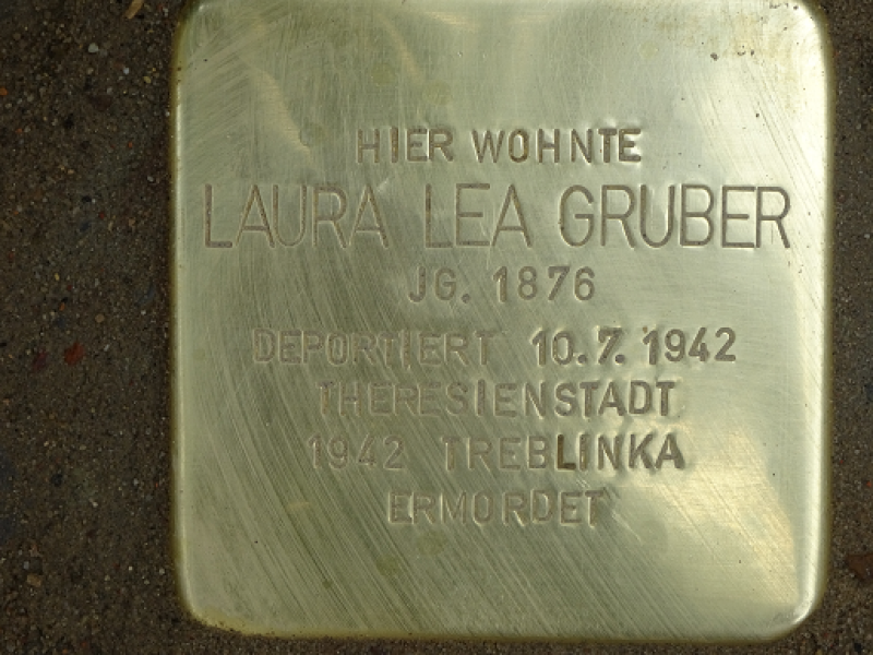 Stolperstein für Laura Lea Gruber