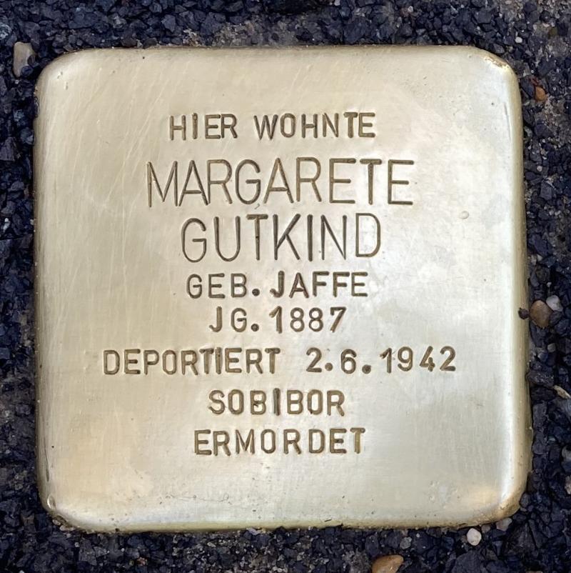Stolperstein Margarete Gutkind