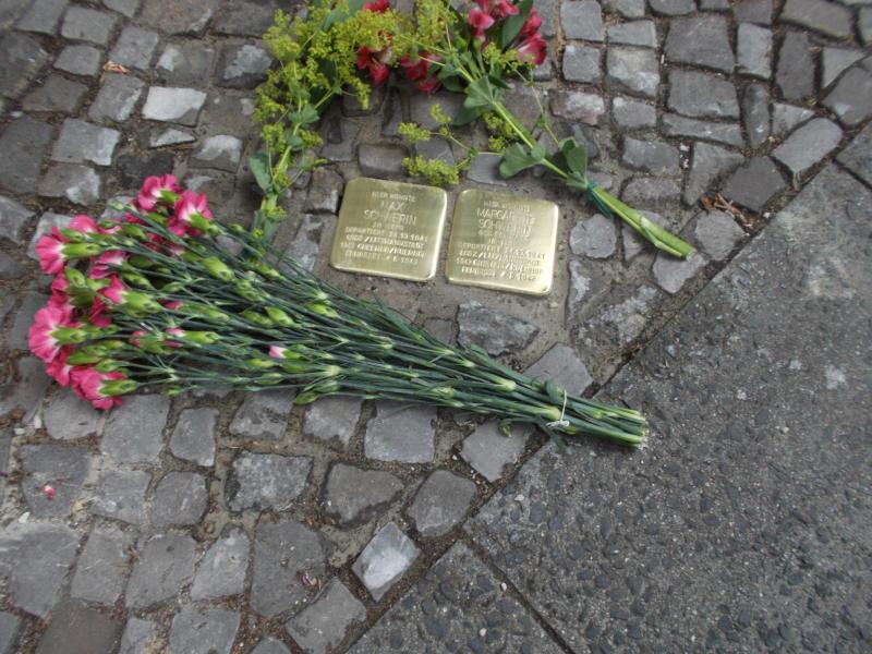 Stolpersteine für Max und Margarethe Schwerin © I. Witte