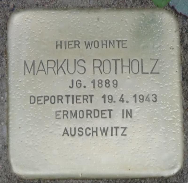 Stolperstein Günther Joseph © Dagmar Janke