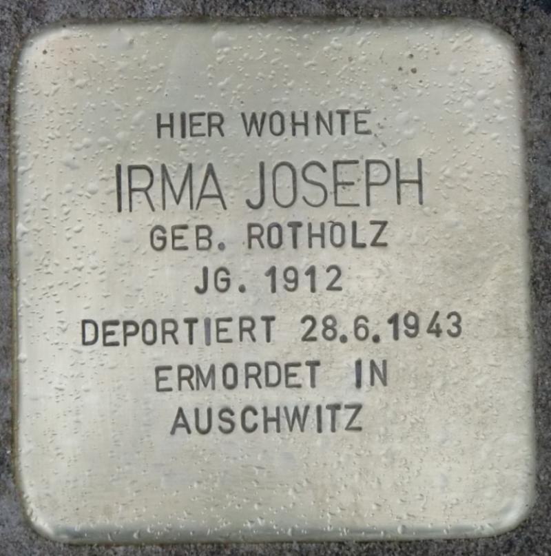 Stolperstein Siegbert Joseph © Dagmar Janke