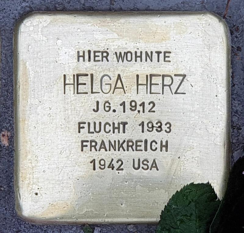 Stolpersteine für Helga Herz © OTFW