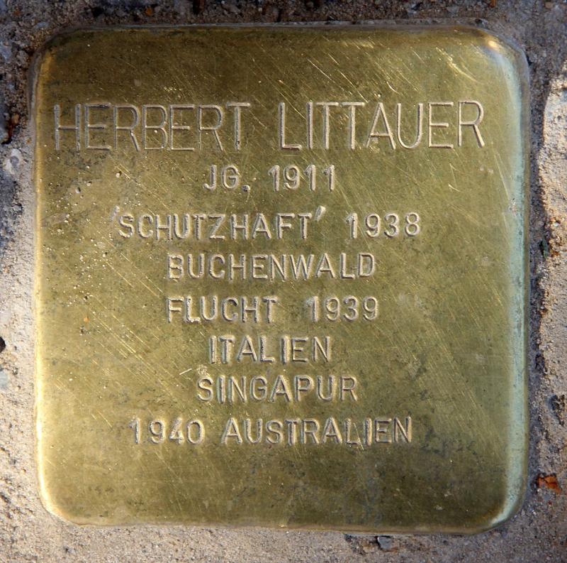 Stolperstein Herbert Littauer © OTFW Berlin