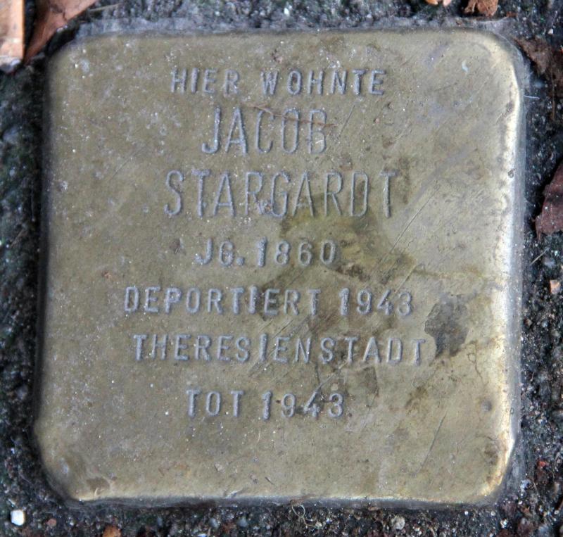 Stolperstein für Jacob Stargardt.