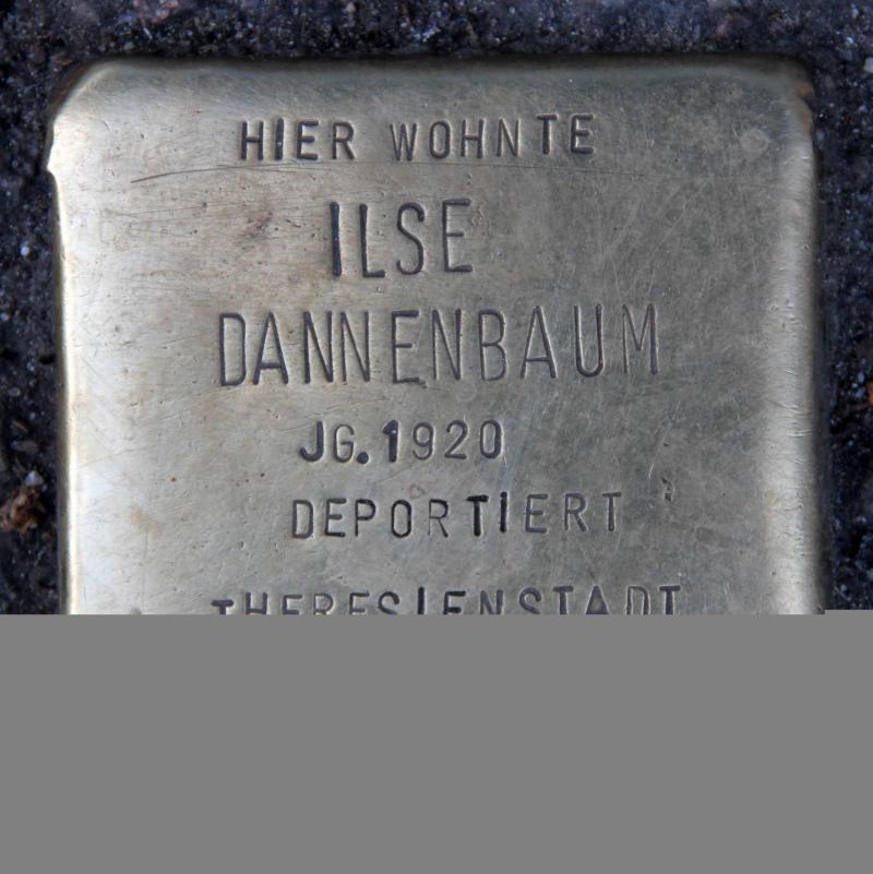 Stolperstein für Ilse Dannenbaum Testnachname.