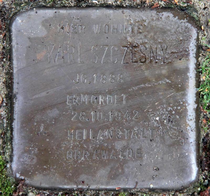 Stolperstein für Karl Szczesny.