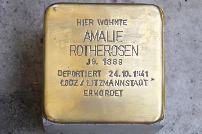 Stolperstein Amalie Rotherosen