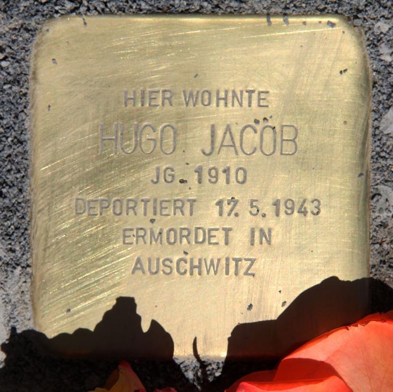 Stolperstein für Hugo Jacob © OTFW