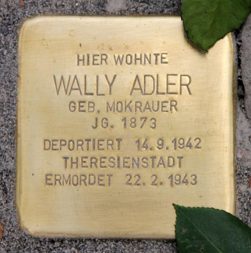Stolperstein für Wally Adler © OTFW Berlin