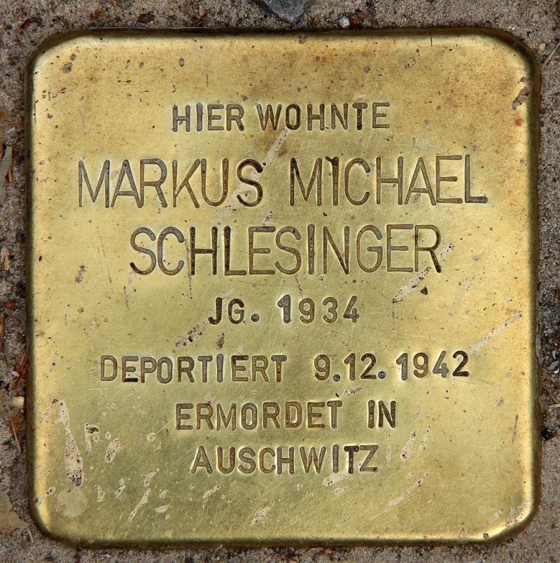 Stolperstein für Markus Michael Schlesinger