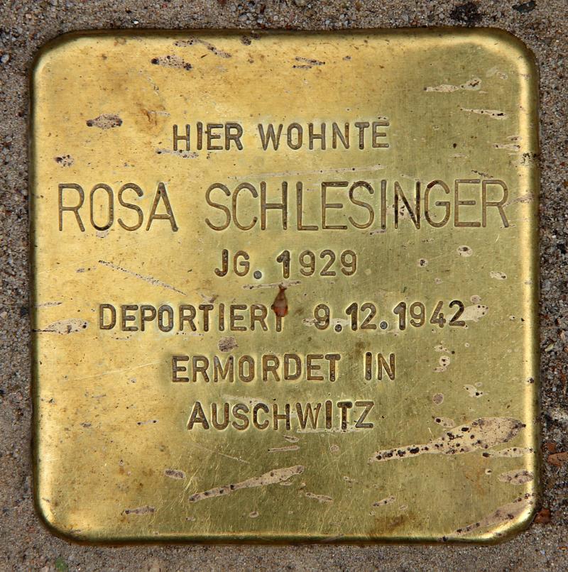 Stolperstein für Rosa Schlesinger