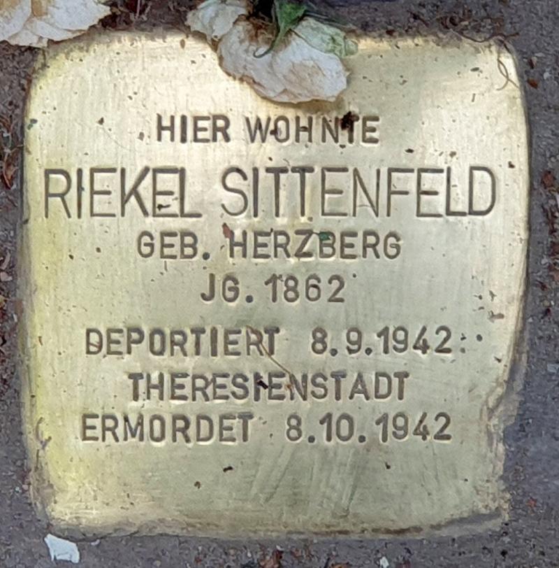 Stolperstein Riekel Sittenfeld © OTFW