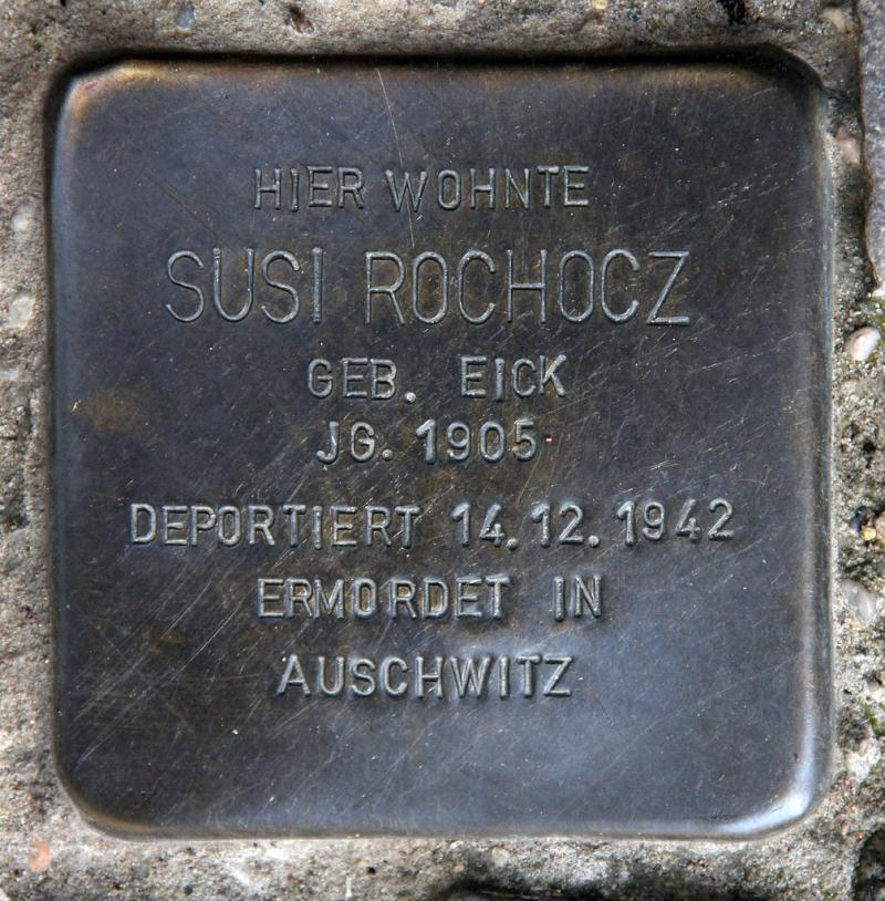 Stolperstein Susi Rochocz © OTFW