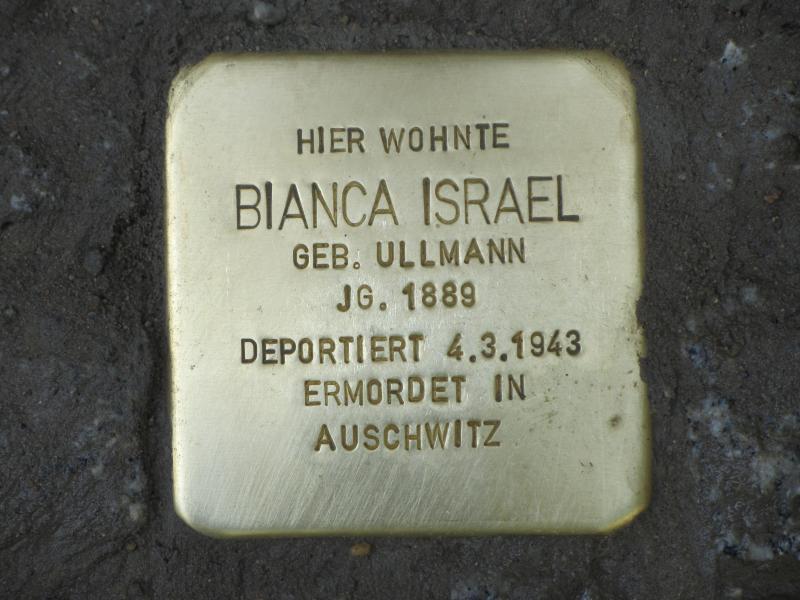 Stolperstein Bianca Israel