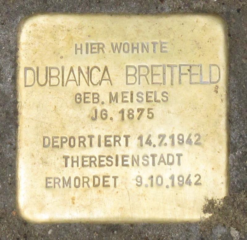 Stolperstein für Bianka Breitfeld