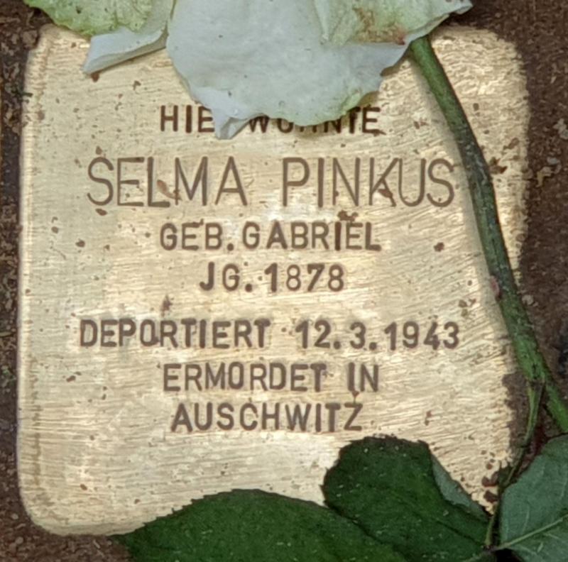 Stolperstein für Selma Pinkus © OTFW