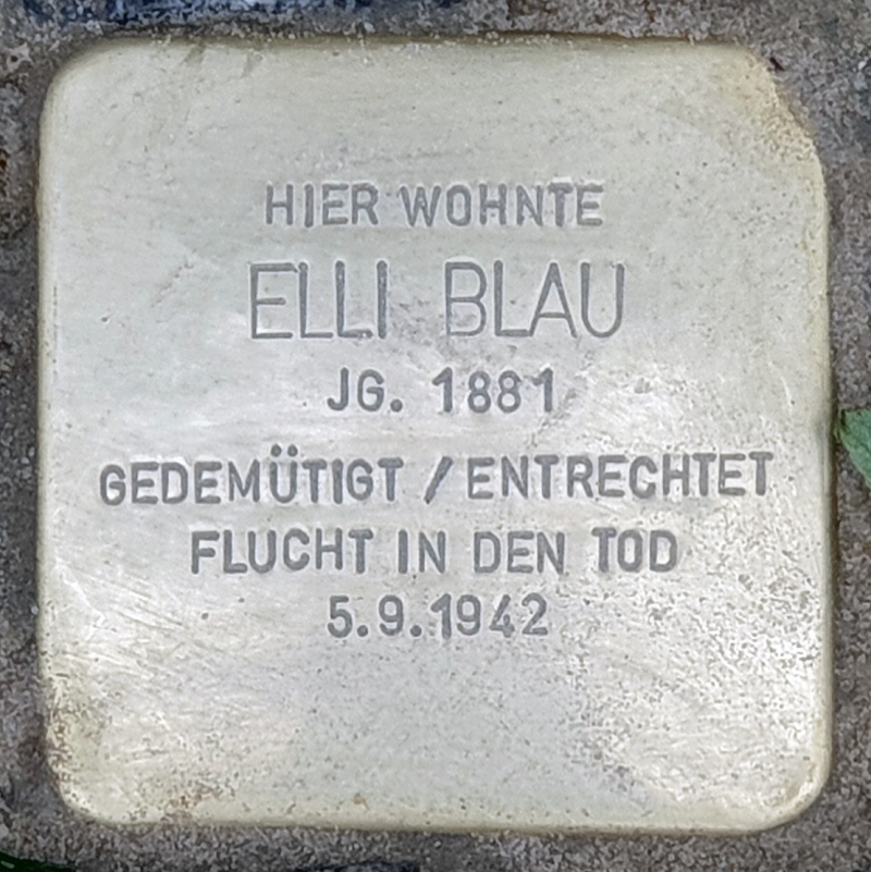 Stolperstein für Elli Blau © OTFW