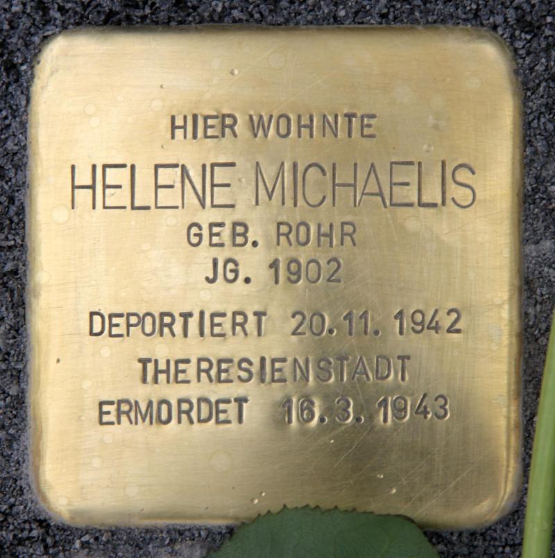 Stolperstein Helene Michaelis @ OTFW Berlin