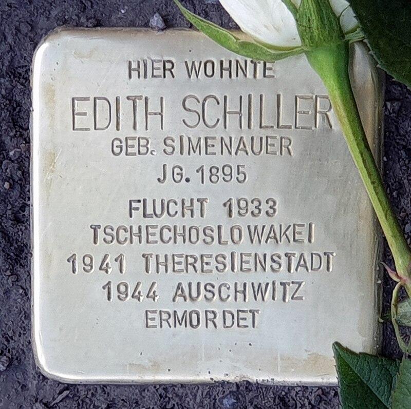 Stolperstein Edith Schiller © OTFW
