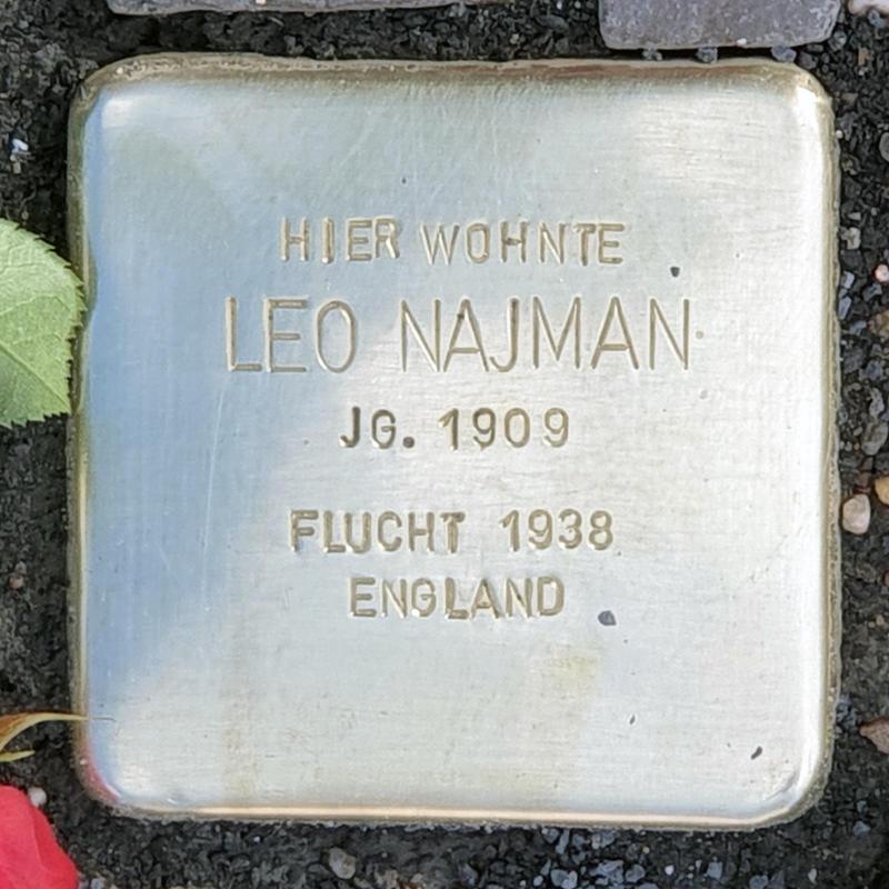 Stolperstein für Leo Najaman, Foto: OTFW